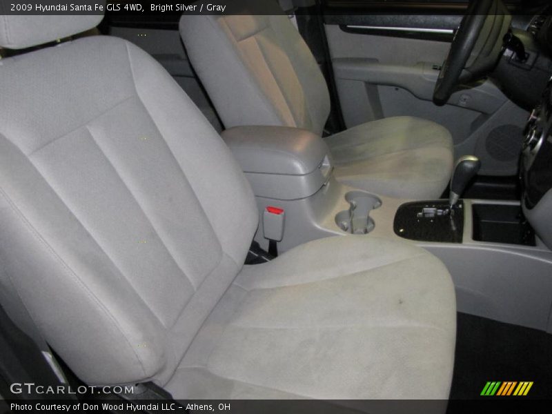 Bright Silver / Gray 2009 Hyundai Santa Fe GLS 4WD