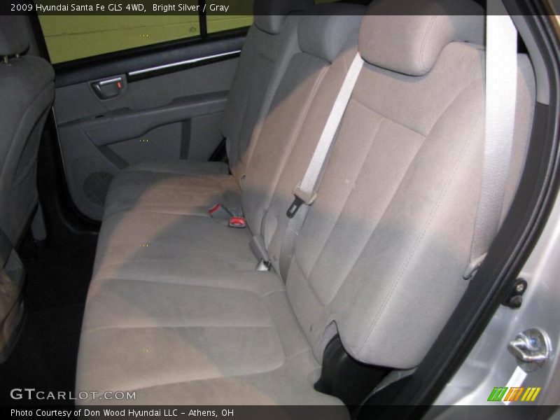 Bright Silver / Gray 2009 Hyundai Santa Fe GLS 4WD