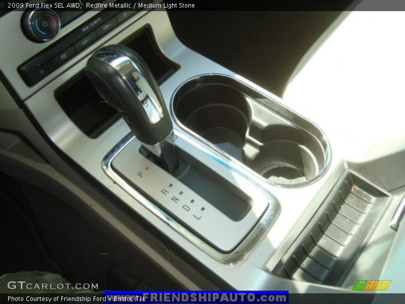 Redfire Metallic / Medium Light Stone 2009 Ford Flex SEL AWD