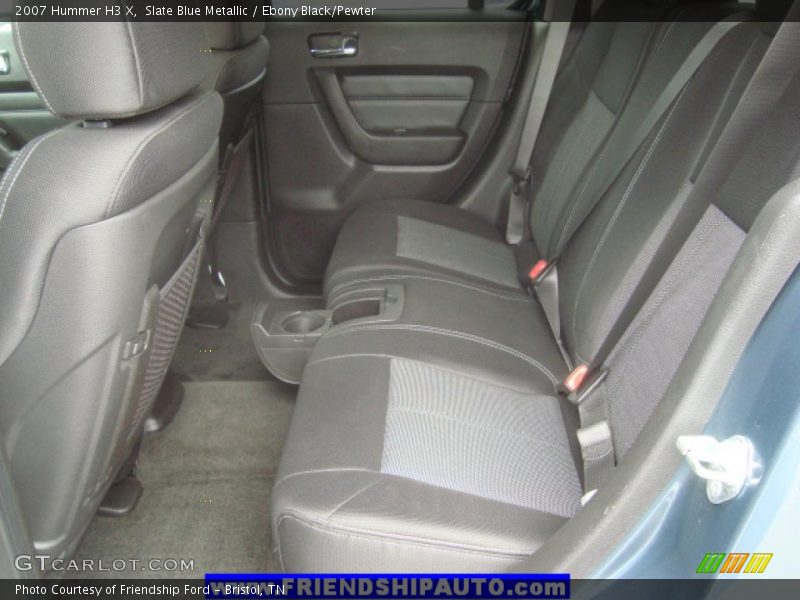Slate Blue Metallic / Ebony Black/Pewter 2007 Hummer H3 X
