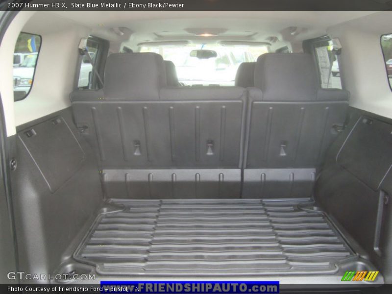 Slate Blue Metallic / Ebony Black/Pewter 2007 Hummer H3 X