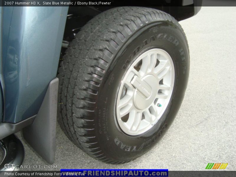 Slate Blue Metallic / Ebony Black/Pewter 2007 Hummer H3 X