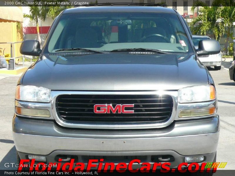 Pewter Metallic / Graphite 2000 GMC Yukon SLE