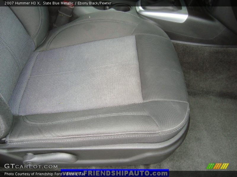 Slate Blue Metallic / Ebony Black/Pewter 2007 Hummer H3 X