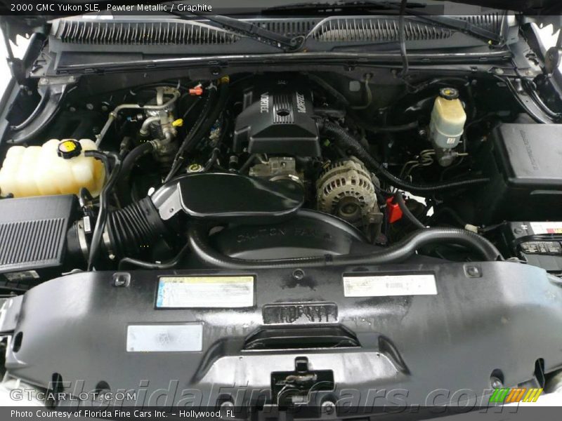 Pewter Metallic / Graphite 2000 GMC Yukon SLE