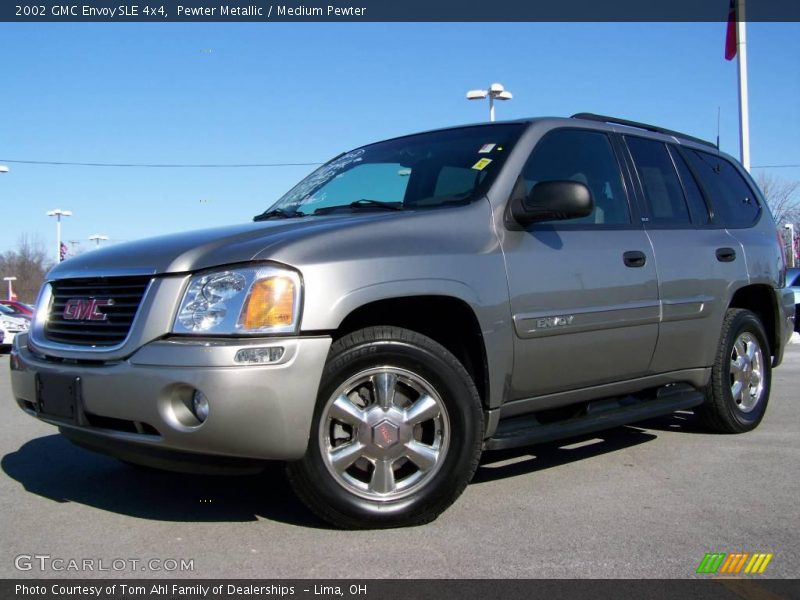 Pewter Metallic / Medium Pewter 2002 GMC Envoy SLE 4x4