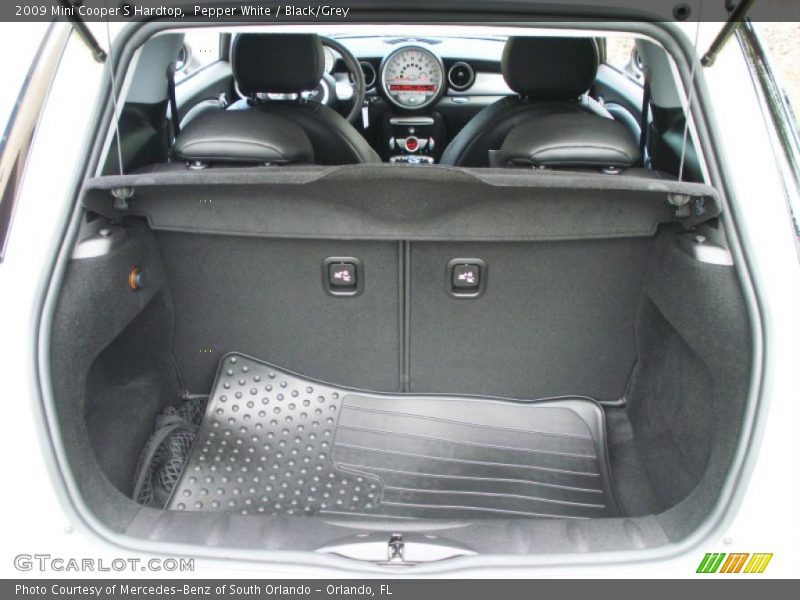 Pepper White / Black/Grey 2009 Mini Cooper S Hardtop