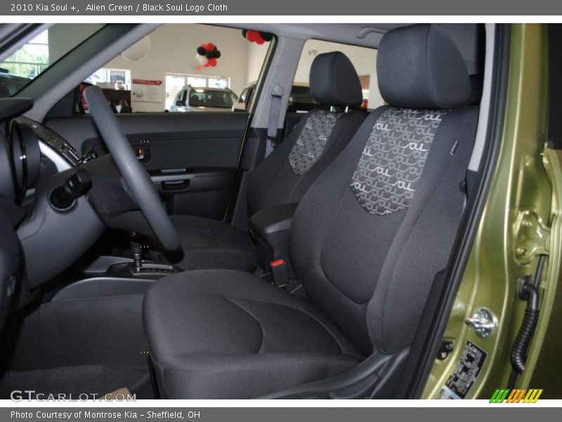 Alien Green / Black Soul Logo Cloth 2010 Kia Soul +