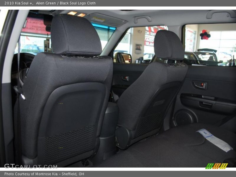 Alien Green / Black Soul Logo Cloth 2010 Kia Soul +