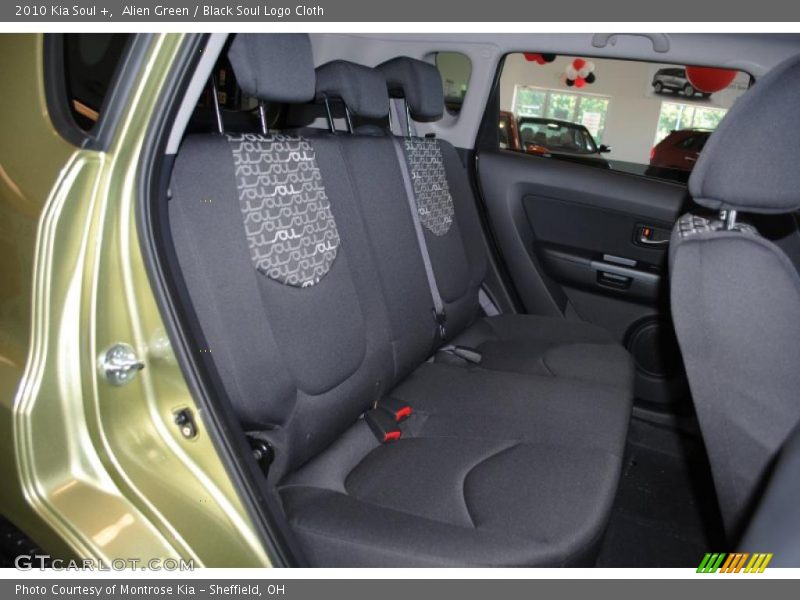 Alien Green / Black Soul Logo Cloth 2010 Kia Soul +