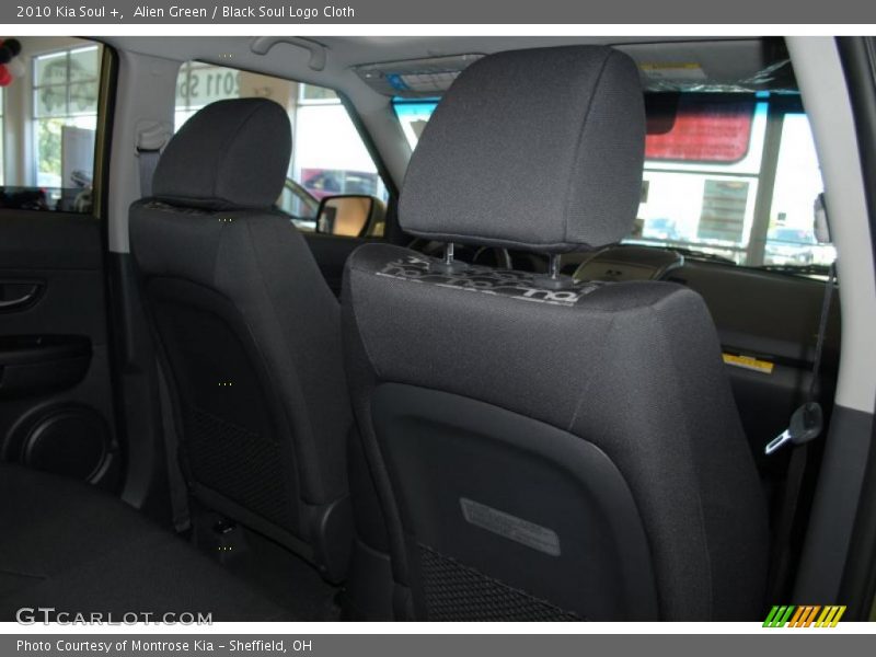 Alien Green / Black Soul Logo Cloth 2010 Kia Soul +