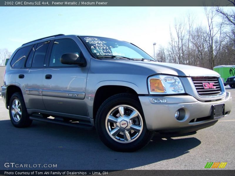Pewter Metallic / Medium Pewter 2002 GMC Envoy SLE 4x4