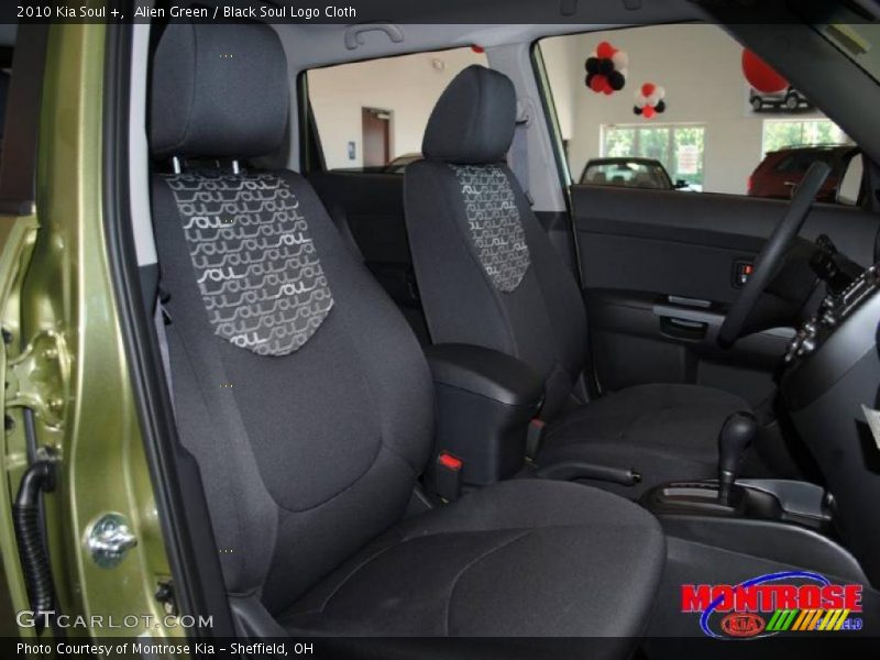 Alien Green / Black Soul Logo Cloth 2010 Kia Soul +