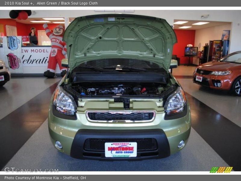 Alien Green / Black Soul Logo Cloth 2010 Kia Soul +