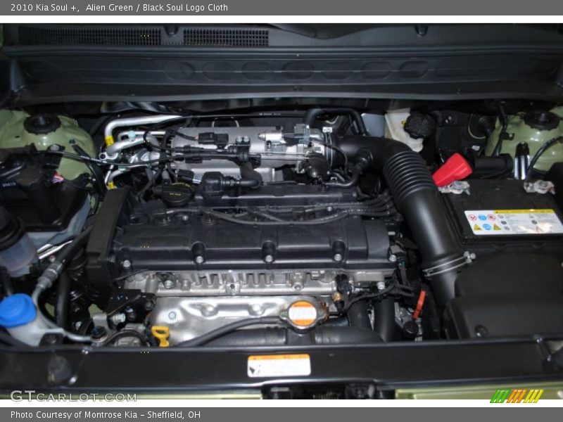 Alien Green / Black Soul Logo Cloth 2010 Kia Soul +