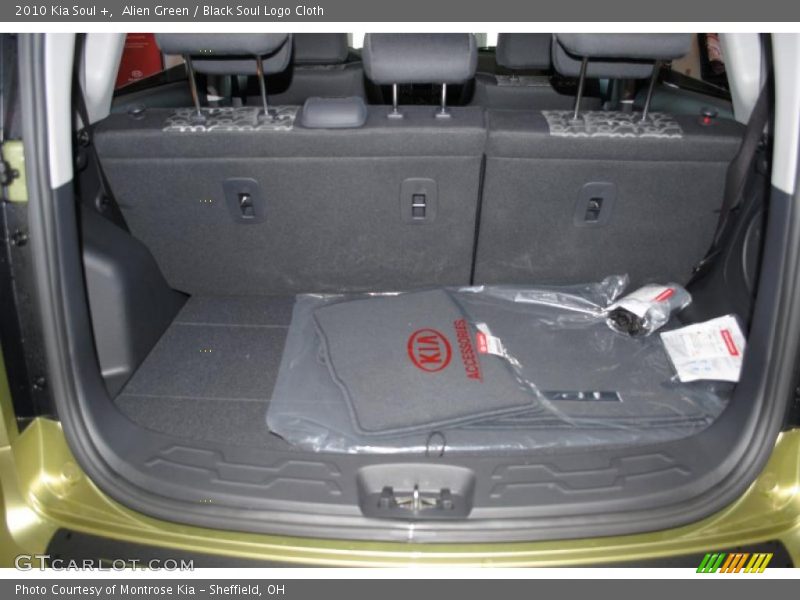 Alien Green / Black Soul Logo Cloth 2010 Kia Soul +
