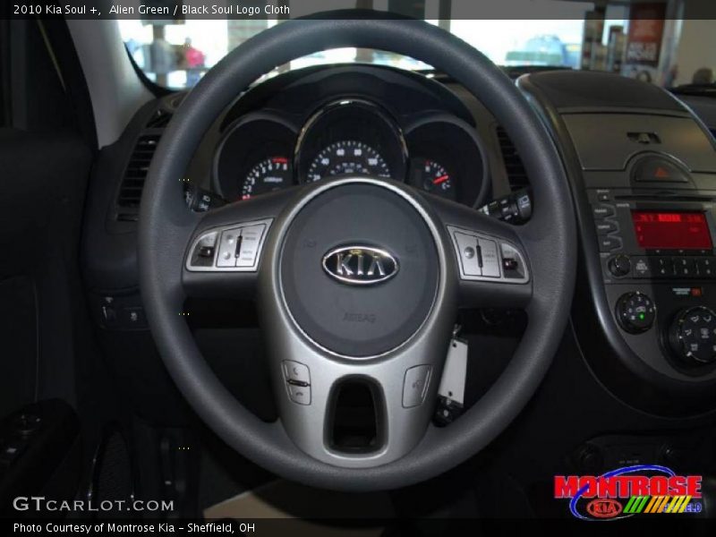 Alien Green / Black Soul Logo Cloth 2010 Kia Soul +