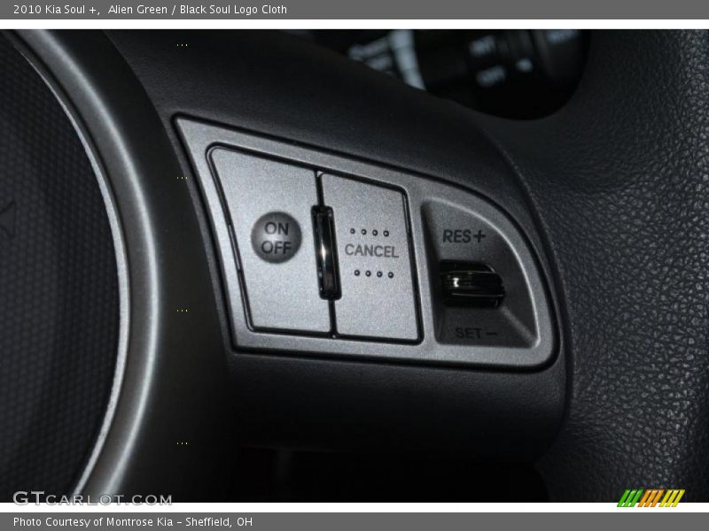 Alien Green / Black Soul Logo Cloth 2010 Kia Soul +
