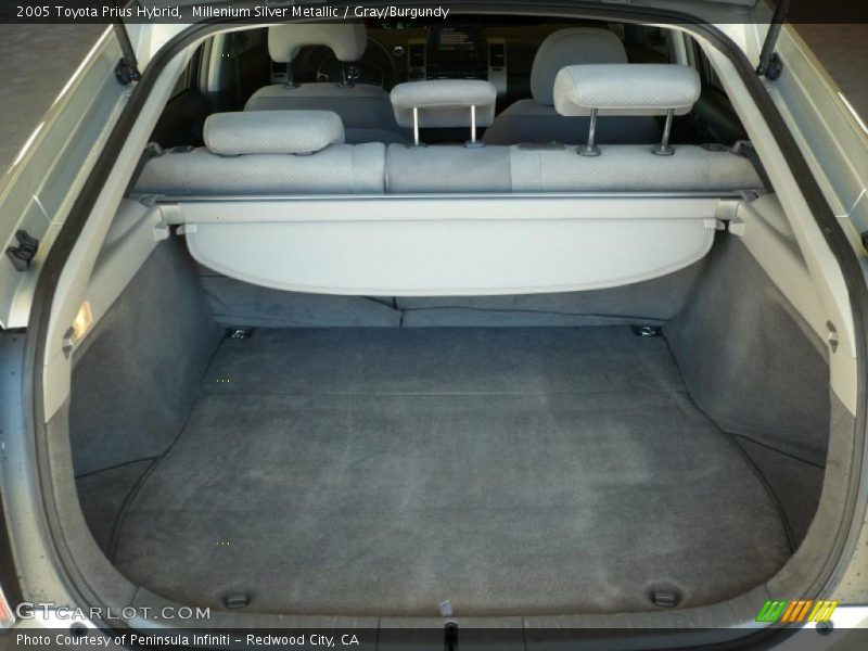 Millenium Silver Metallic / Gray/Burgundy 2005 Toyota Prius Hybrid
