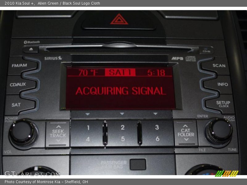 Alien Green / Black Soul Logo Cloth 2010 Kia Soul +