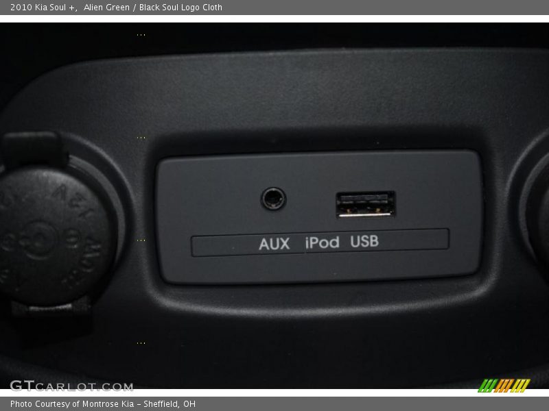 Alien Green / Black Soul Logo Cloth 2010 Kia Soul +