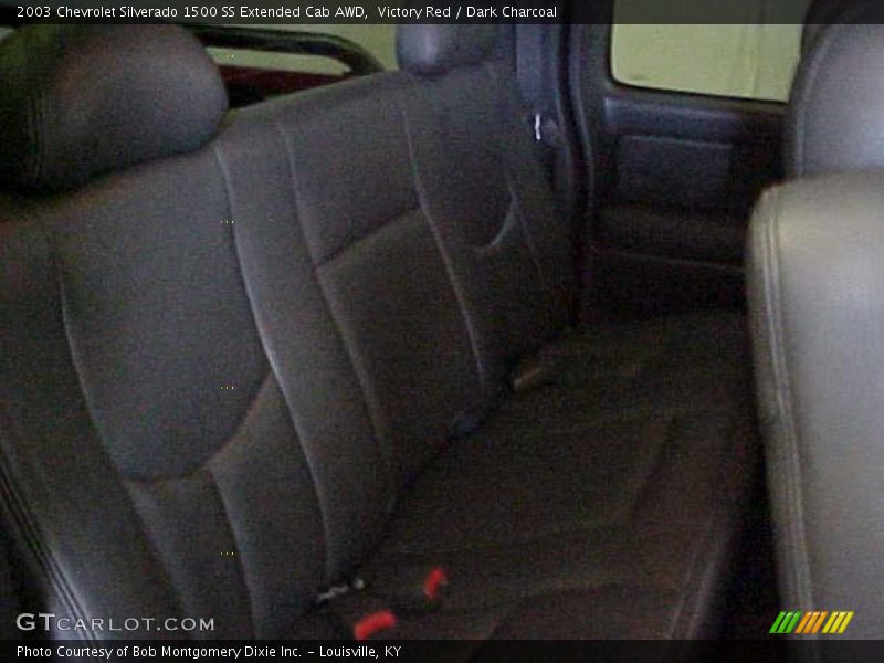 Victory Red / Dark Charcoal 2003 Chevrolet Silverado 1500 SS Extended Cab AWD