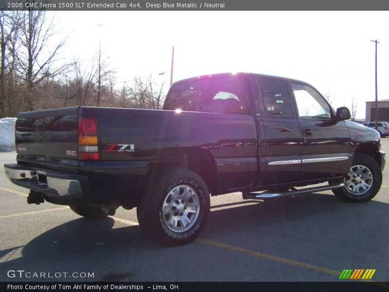 Deep Blue Metallic / Neutral 2006 GMC Sierra 1500 SLT Extended Cab 4x4