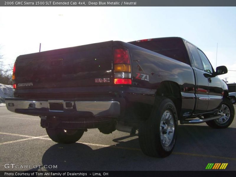 Deep Blue Metallic / Neutral 2006 GMC Sierra 1500 SLT Extended Cab 4x4