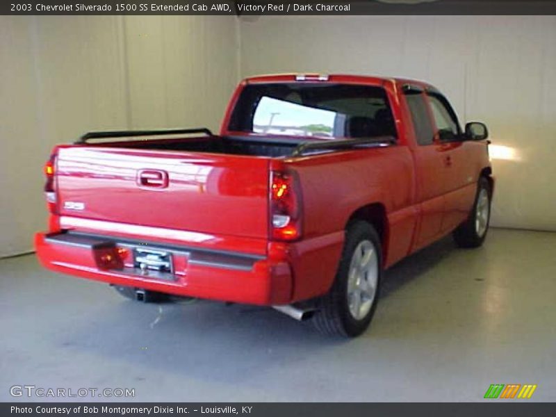 Victory Red / Dark Charcoal 2003 Chevrolet Silverado 1500 SS Extended Cab AWD