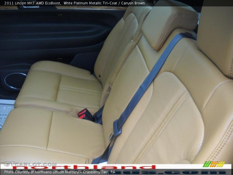 White Platinum Metallic Tri-Coat / Canyon Brown 2011 Lincoln MKT AWD EcoBoost