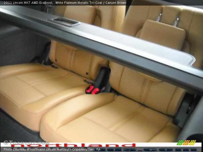White Platinum Metallic Tri-Coat / Canyon Brown 2011 Lincoln MKT AWD EcoBoost