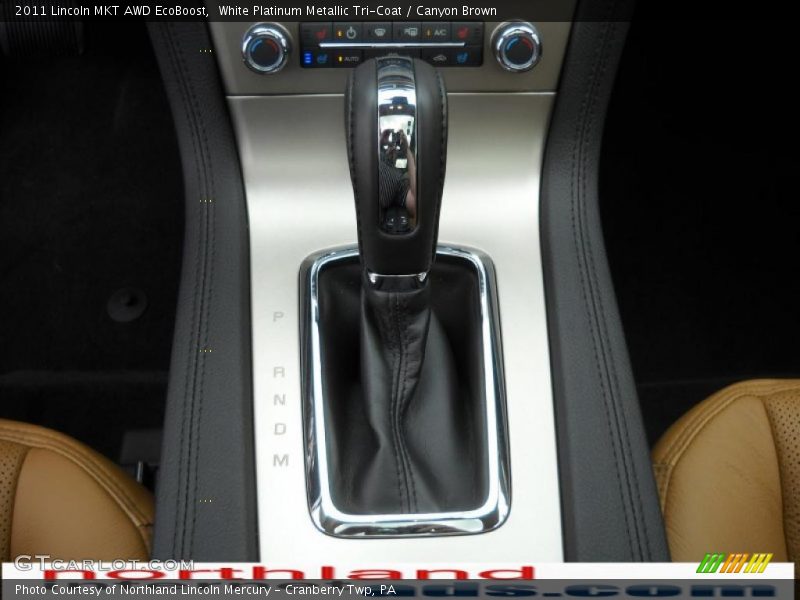 White Platinum Metallic Tri-Coat / Canyon Brown 2011 Lincoln MKT AWD EcoBoost