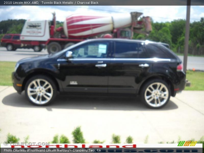 Tuxedo Black Metallic / Charcoal Black 2010 Lincoln MKX AWD