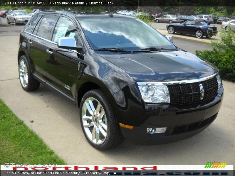 Tuxedo Black Metallic / Charcoal Black 2010 Lincoln MKX AWD