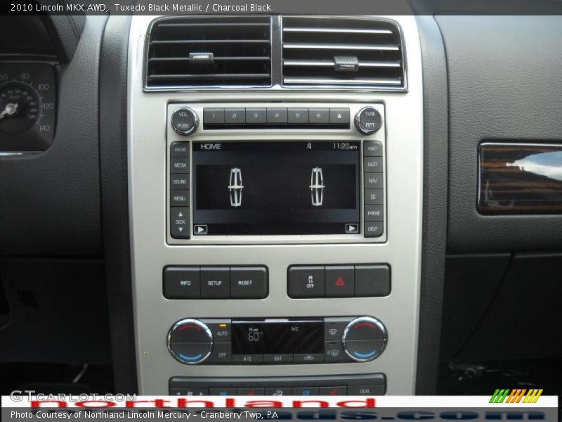 Tuxedo Black Metallic / Charcoal Black 2010 Lincoln MKX AWD