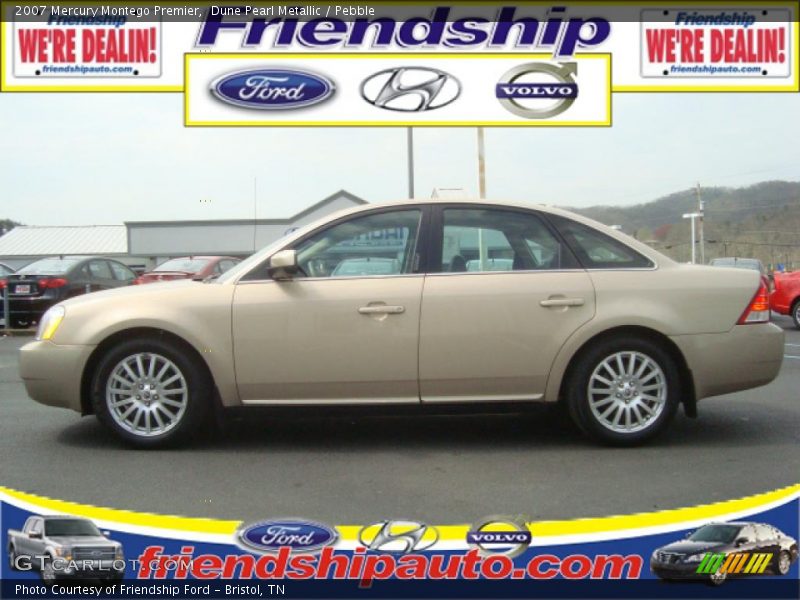 Dune Pearl Metallic / Pebble 2007 Mercury Montego Premier