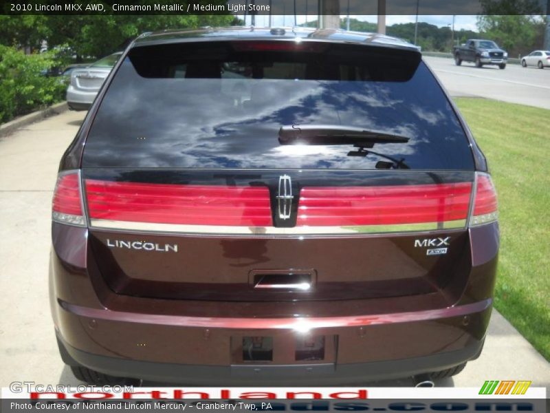 Cinnamon Metallic / Medium Light Stone 2010 Lincoln MKX AWD