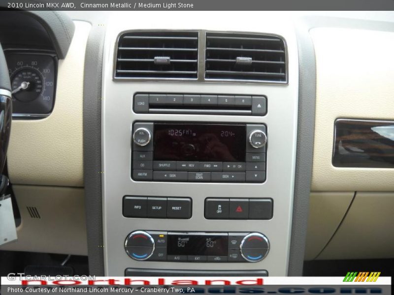 Cinnamon Metallic / Medium Light Stone 2010 Lincoln MKX AWD