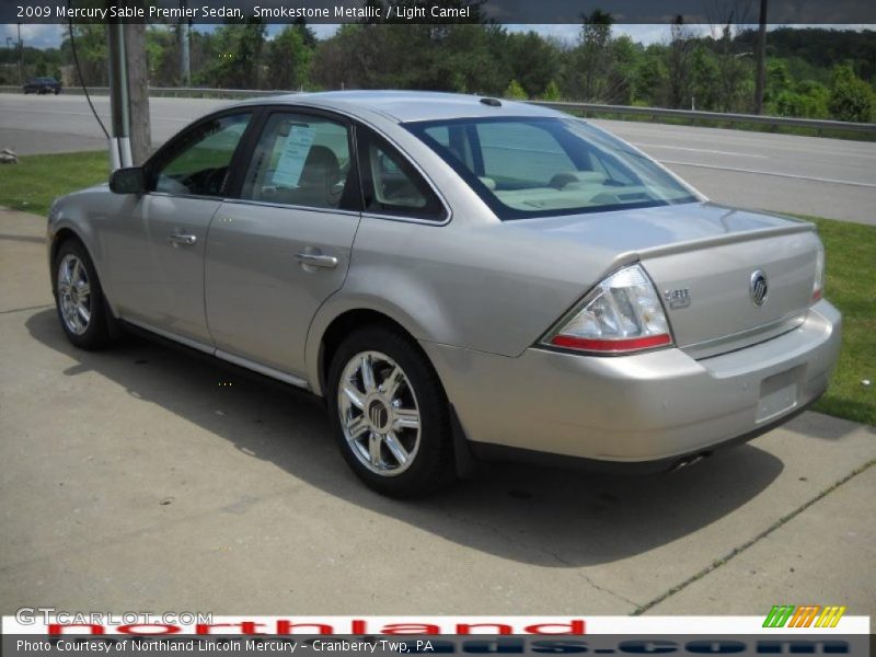 Smokestone Metallic / Light Camel 2009 Mercury Sable Premier Sedan