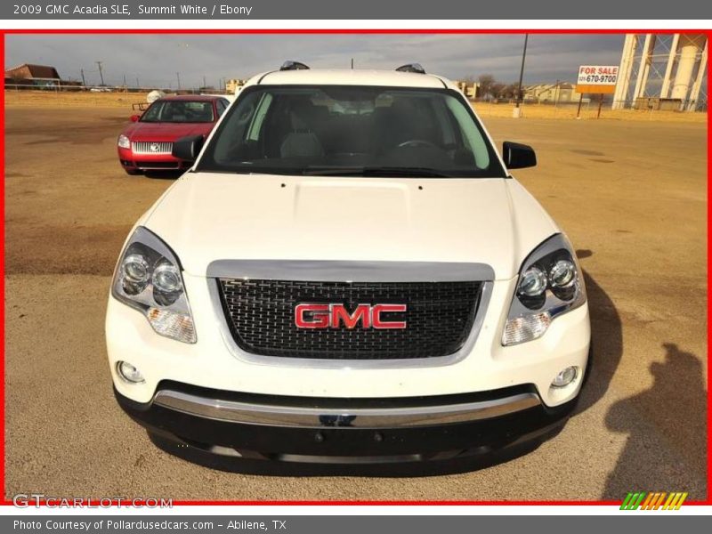 Summit White / Ebony 2009 GMC Acadia SLE