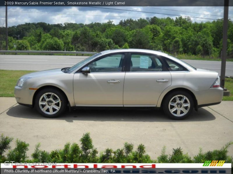 Smokestone Metallic / Light Camel 2009 Mercury Sable Premier Sedan
