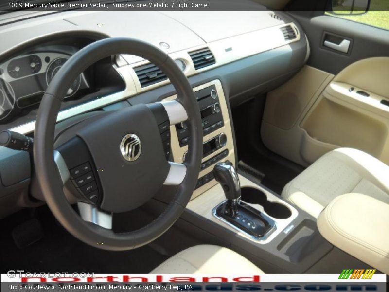Smokestone Metallic / Light Camel 2009 Mercury Sable Premier Sedan