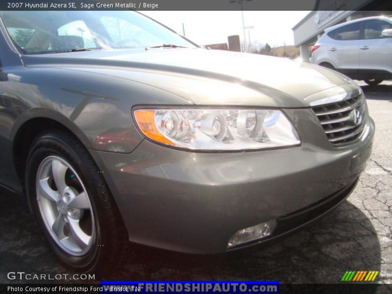 Sage Green Metallic / Beige 2007 Hyundai Azera SE