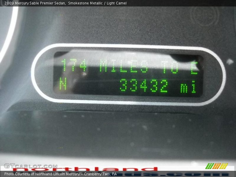 Smokestone Metallic / Light Camel 2009 Mercury Sable Premier Sedan