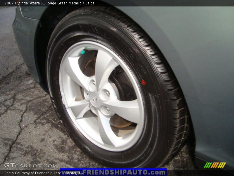 Sage Green Metallic / Beige 2007 Hyundai Azera SE
