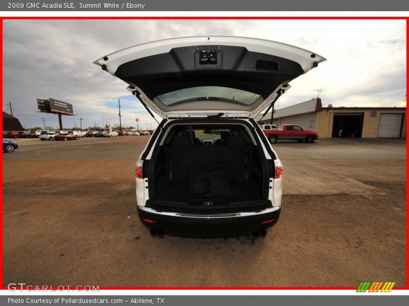Summit White / Ebony 2009 GMC Acadia SLE