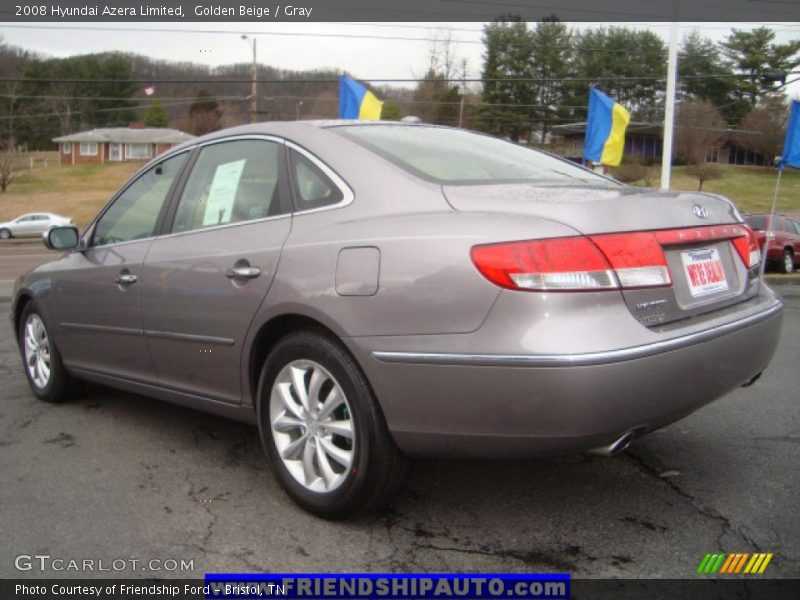 Golden Beige / Gray 2008 Hyundai Azera Limited