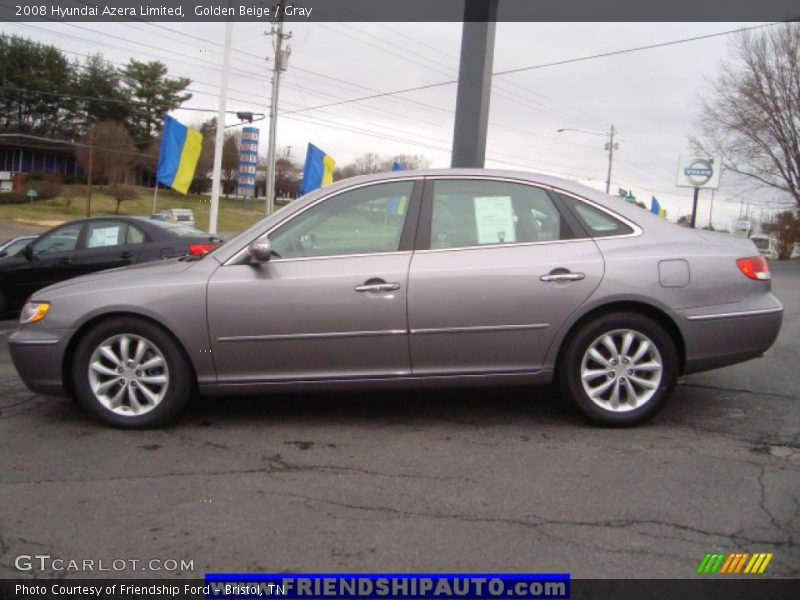 Golden Beige / Gray 2008 Hyundai Azera Limited