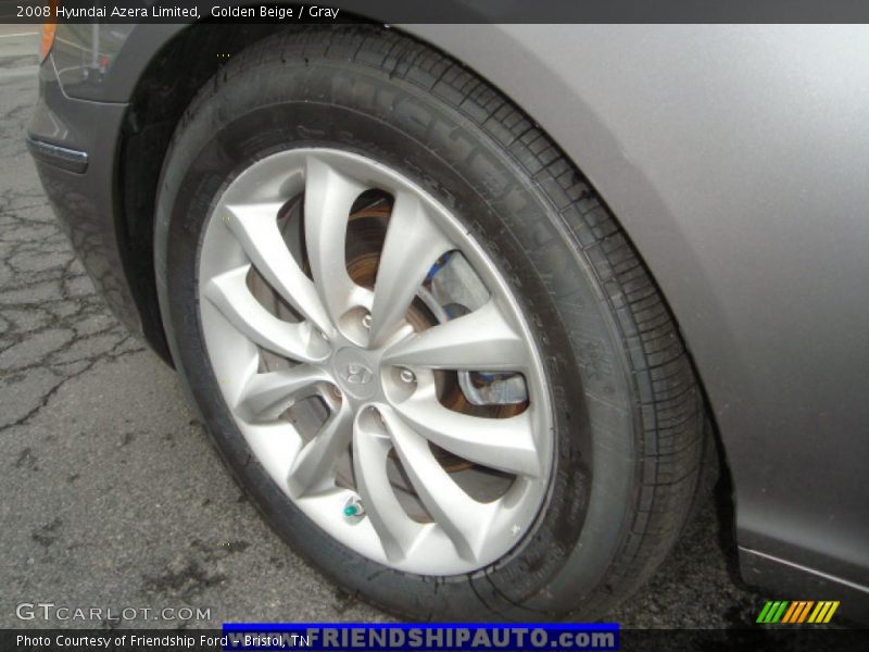 Golden Beige / Gray 2008 Hyundai Azera Limited