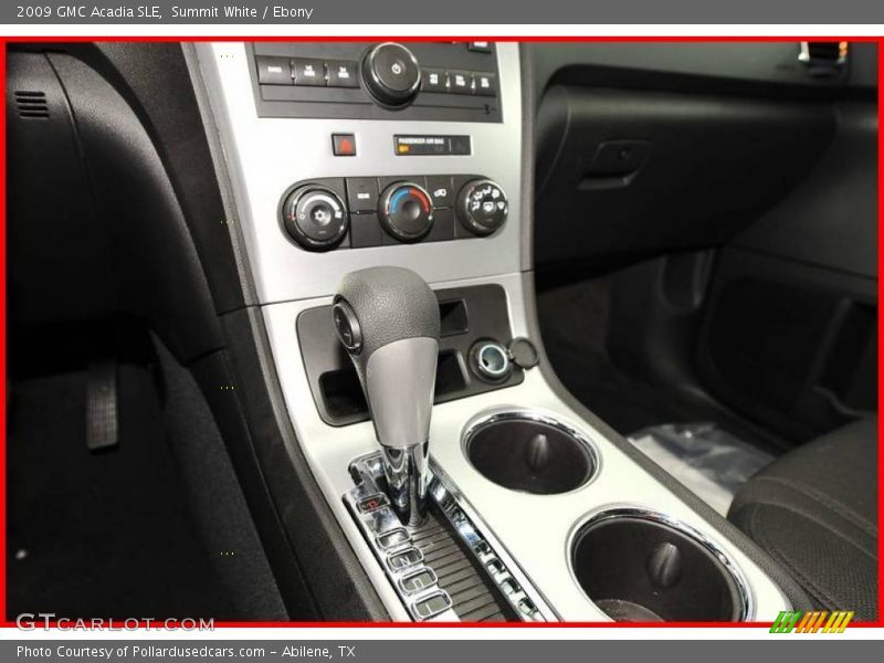 Summit White / Ebony 2009 GMC Acadia SLE